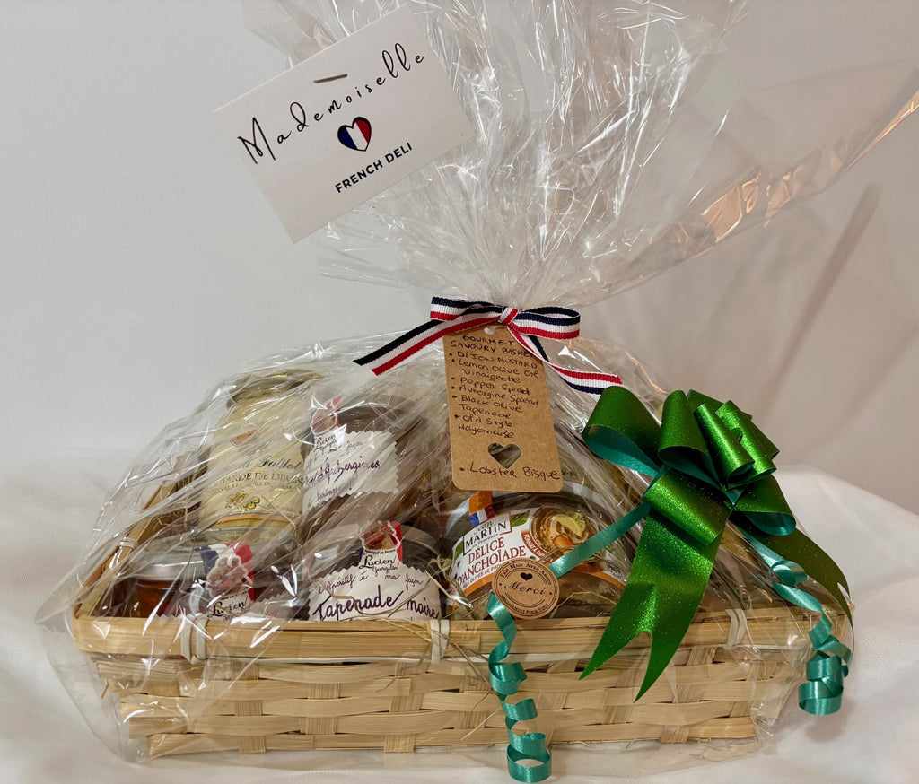 Luxury French Savoury Gourmet Basket – Dijon Mustard, Olive Oils, Spreads & Provençal Specialities