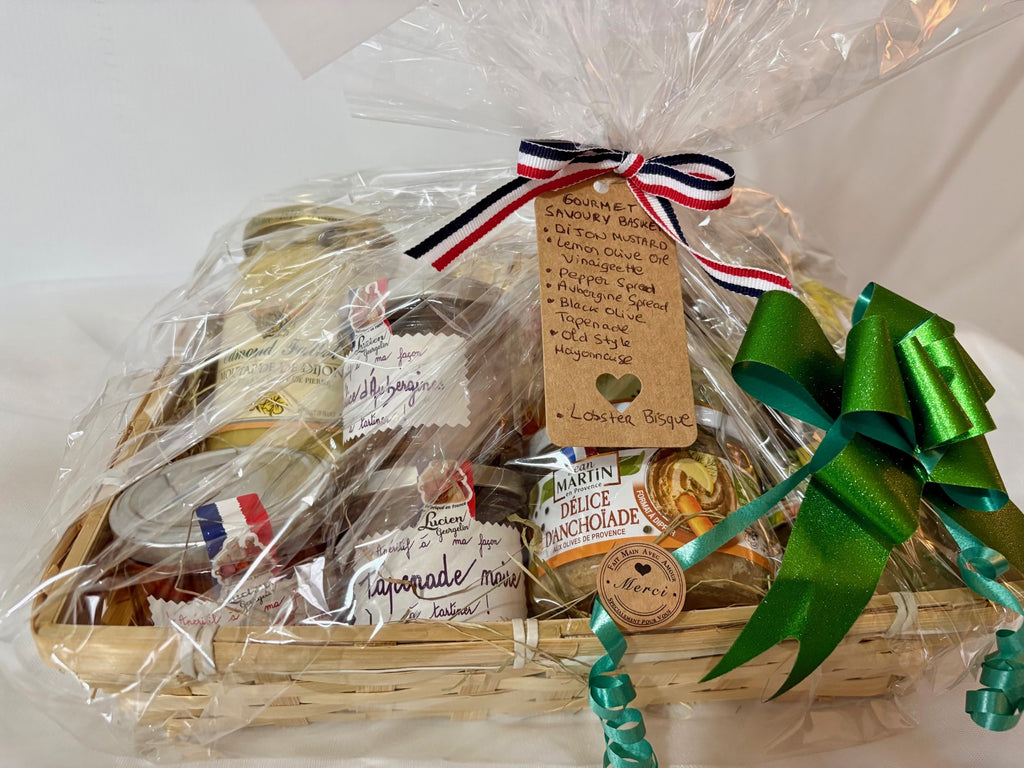 Luxury French Savoury Gourmet Basket – Dijon Mustard, Olive Oils, Spreads & Provençal Specialities