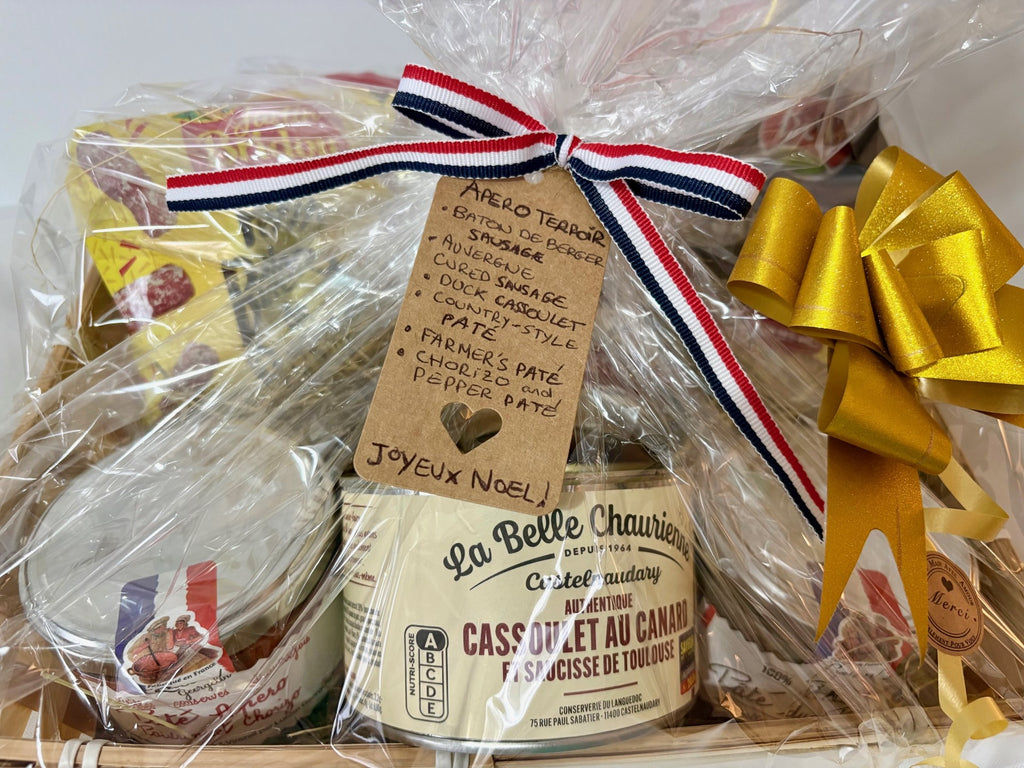 French Terroir Gourmet Basket – Cassoulet, Sausages, Pâtés & Authentic Regional Specialties