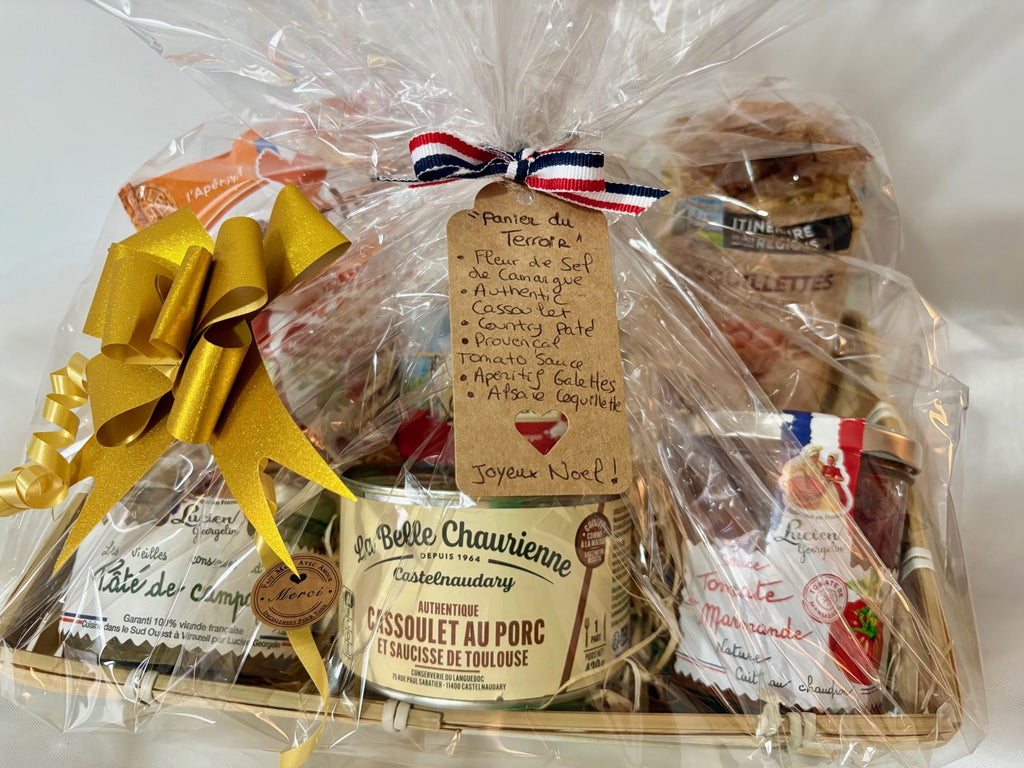 Panier du Terroir – Authentic French Savoury Gift Basket with Cassoulet, Pâtés & Gourmet Specialties