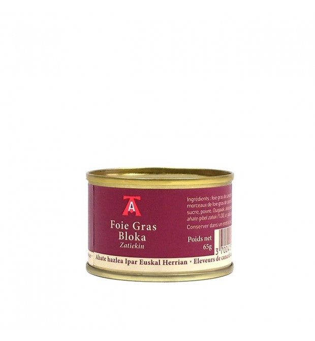 Arnabar - Traditional Duck Foie Gras Bloc with chunks 65g