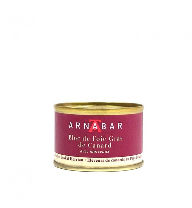 Arnabar - Traditional Duck Foie Gras Bloc with chunks 65g