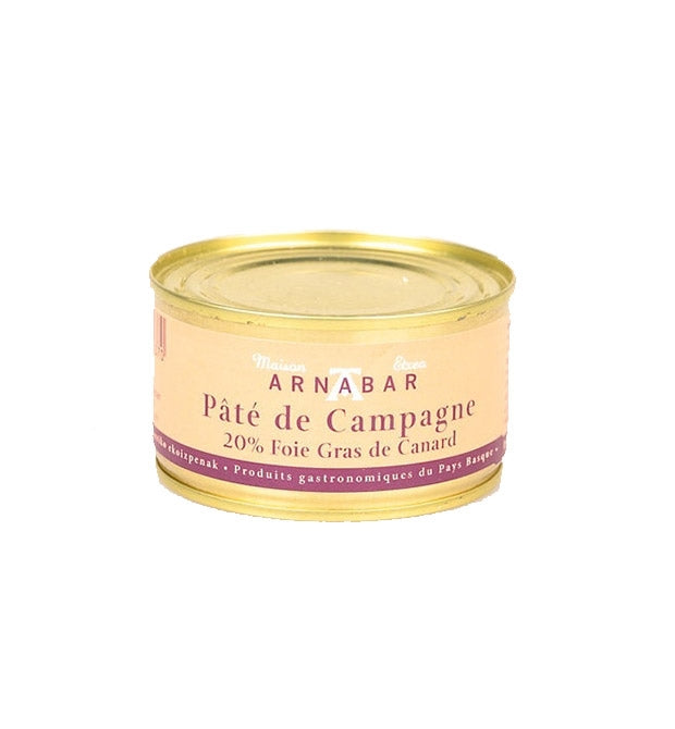 Arnabar - Country Pâté with 20% Duck Foie Gras – 125g